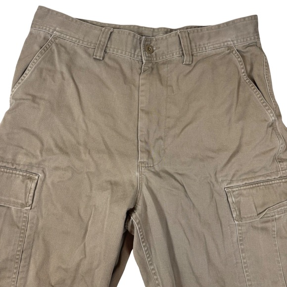 Polo by Ralph Lauren Other - Polo Ralph Lauren Mens Khaki Tan Cotton Twill Cargo Pants 33x30 Straight‎ Leg